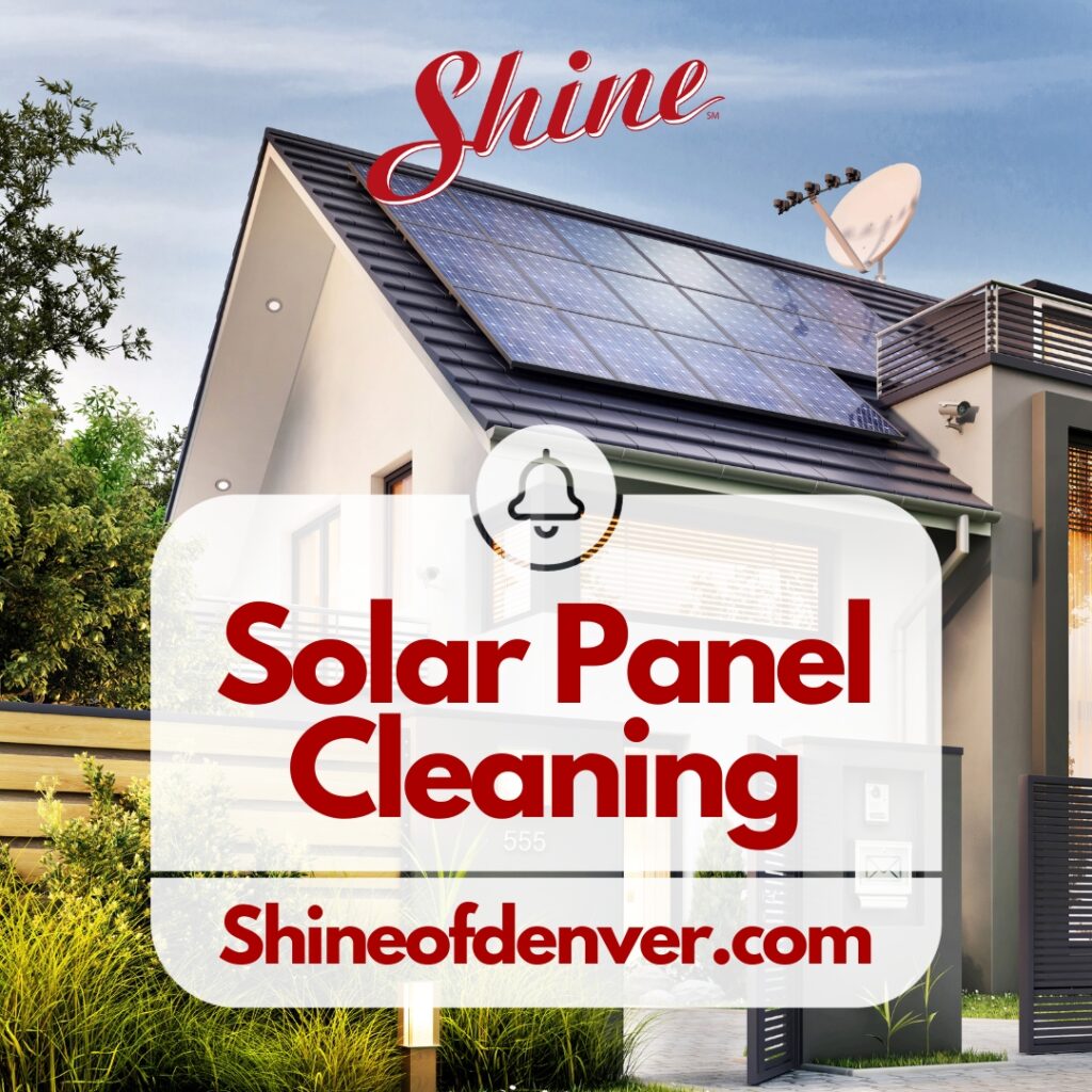 solar panel cleaning shine of denver