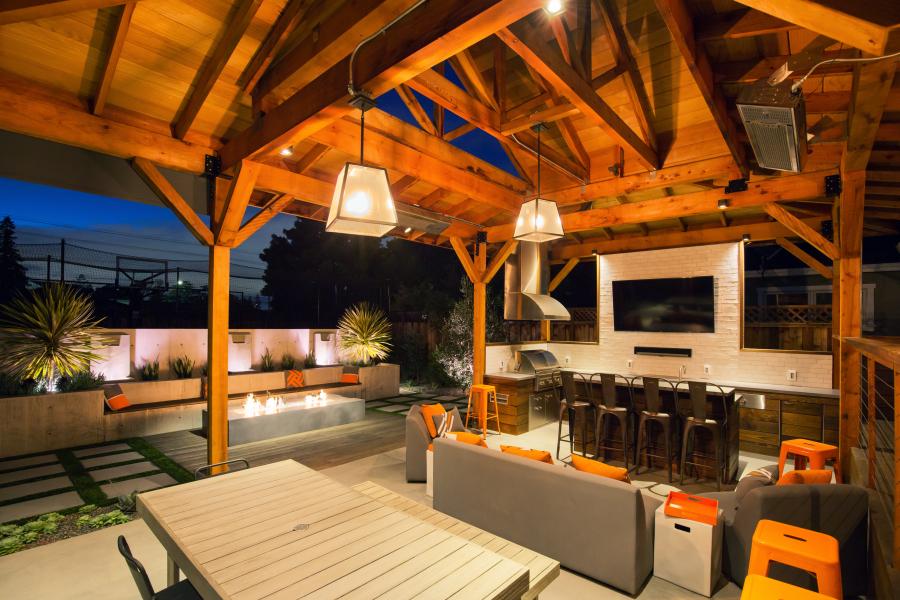 Covered patio