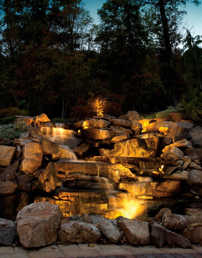Illuminated stones