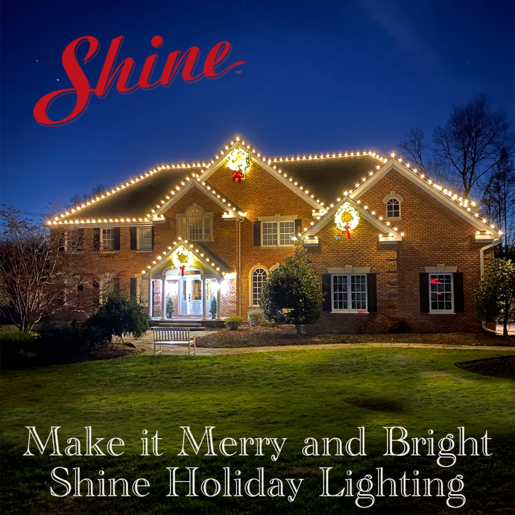 shine house make a merry and bright shine holiday lighting
