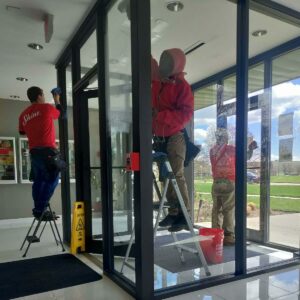 Shine Window Cleaning employees in Suffolk County