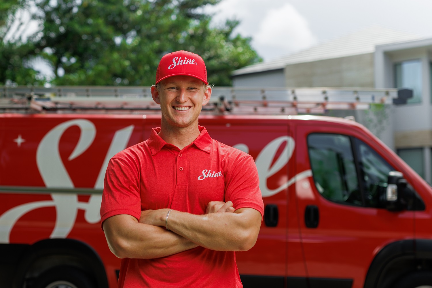 Portrait of the Shine of Palm Beach owner