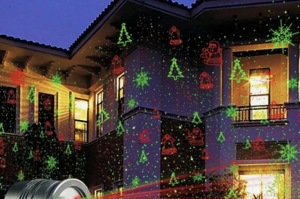 christmas projector lights for house