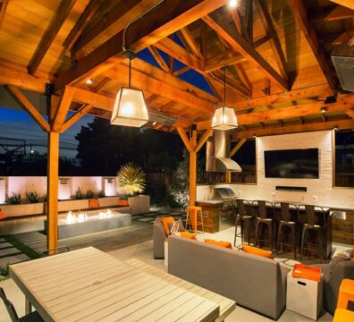 Covered patio