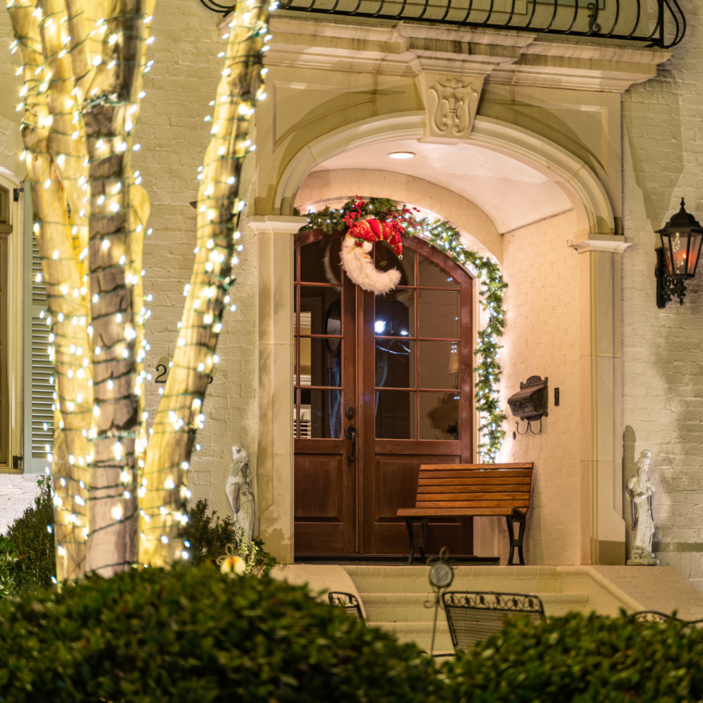 Shine offers professional holiday lighting installation for residential properties