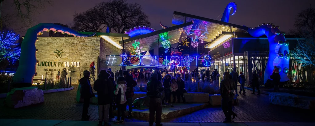 Lincoln Park Zoo Lights in Chicago