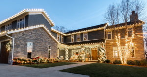 Holiday lighting installation by Shine of Grosse Pointe