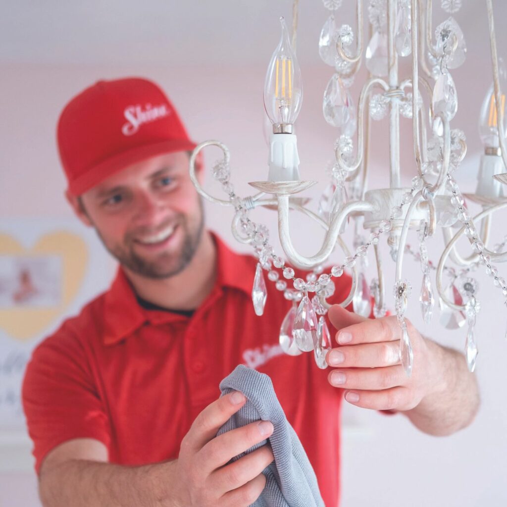 Shine Chandelier - Interior glass cleaning image