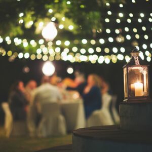 Shine Outdoor Bistro Lighting for Wedding Venues