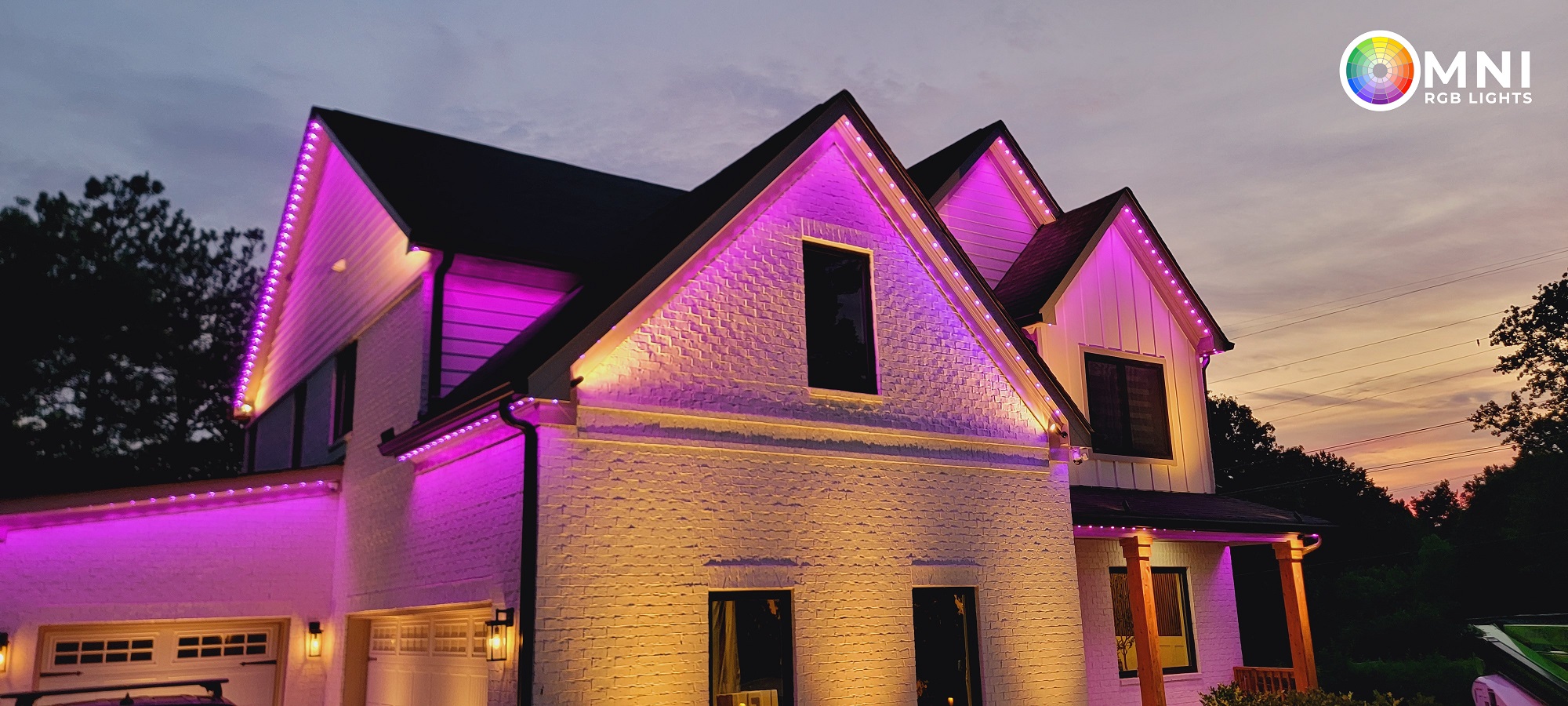 Professional outdoor lighting installation